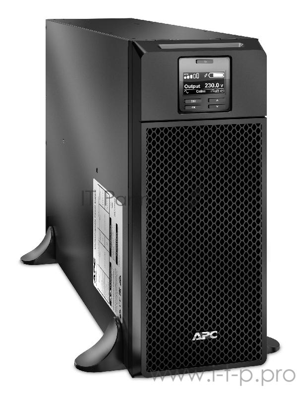 ИБП (UPS) 6000ВА APC Smart-UPS SRT 6000 SRT6KXLI, черный (COM, USB, LAN)