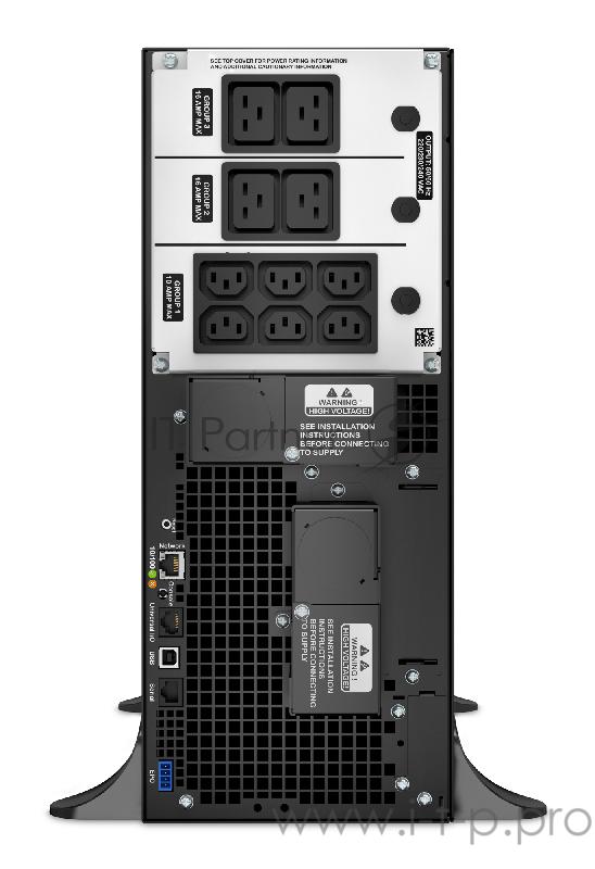 ИБП (UPS) 6000ВА APC Smart-UPS SRT 6000 SRT6KXLI, черный (COM, USB, LAN)