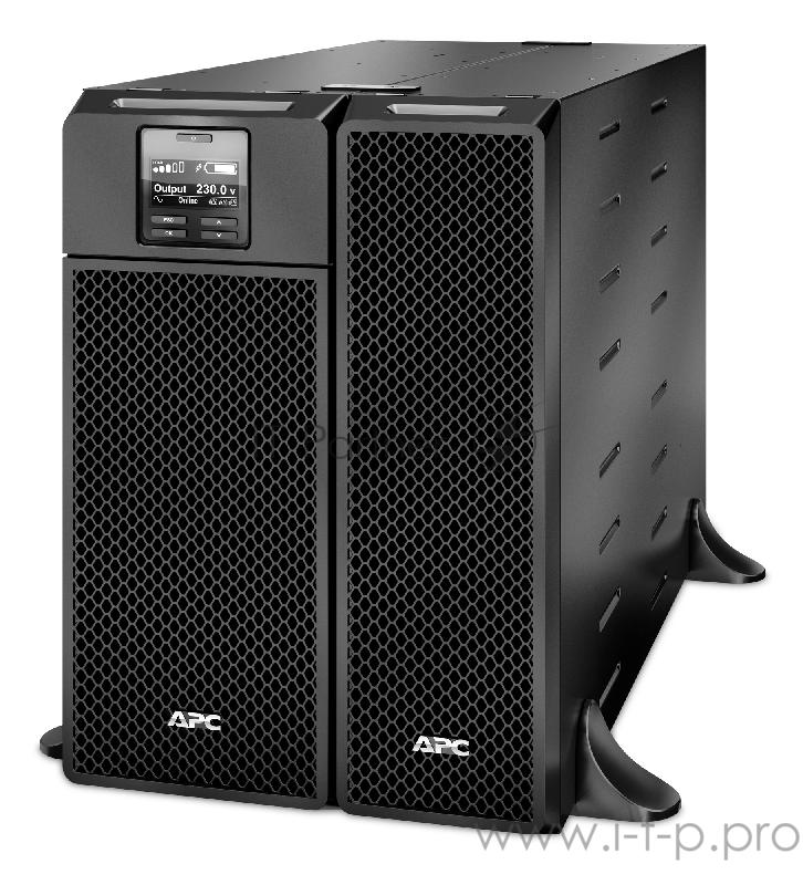 ИБП (UPS) 6000ВА APC Smart-UPS SRT 6000 SRT6KXLI, черный (COM, USB, LAN)
