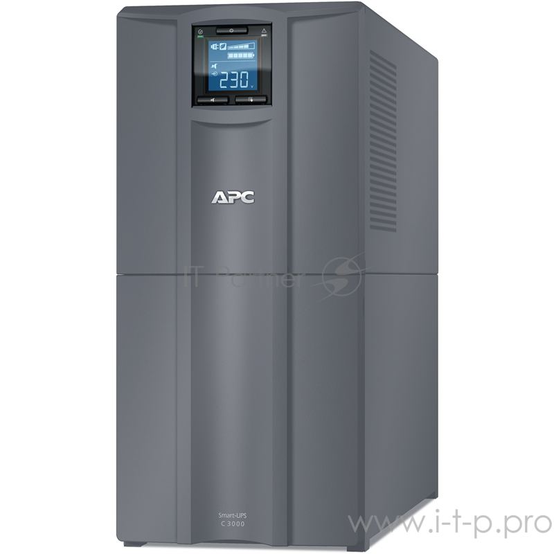 ИБП (UPS) 3000ВА APC Smart-UPS C 3000 SMC3000I-RS, черный (USB)