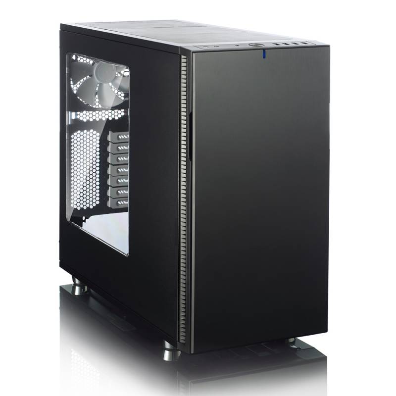 Корпус Miditower Fractal Design Define R5 FD-CA-DEF-R5-BK-W, ATX, черный (без БП)