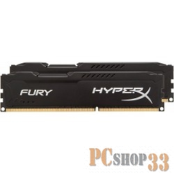Модуль памяти 2x8ГБ DDR3 SDRAM Kingston HyperX FURY HX313C9FBK2/16 (PC10600, 1333МГц, CL9)