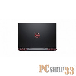 Ноутбук Dell Inspiron 7567 7567-9323 (Core i7 7700HQ-2.80ГГц, 16ГБ, 128ГБ+1ТБ, GFGTX1050Ti, LAN, WiFi, BT, WebCam, 15.6 1920x1080, W10 H), черный