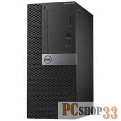 Компьютер Dell OptiPlex 7050 MT 7050-2578 (Core i7 6700-3.40ГГц, 16ГБ, 2x256ГБ SSD, R7 450, DVDRW, LAN, W10 Pro) + клавиатура + мышь