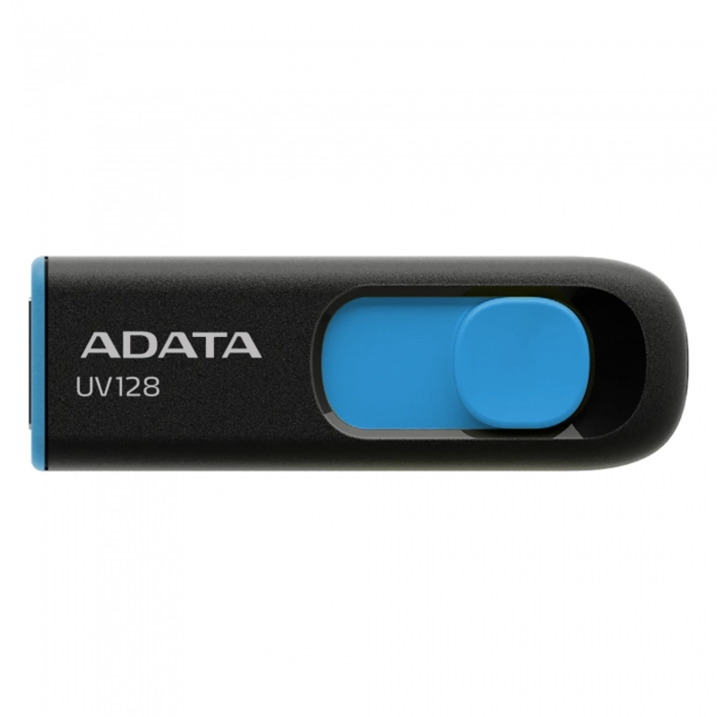 Флэш Диск ADATA Flash Drive 16Gb UV128 AUV128-16G-RBE {USB3.0, Black-Blue}