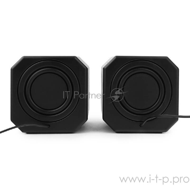 Колонки Акустич. система 2.0 Gembird SPK-405, пассив. излучатели, черный, 5 Вт, рег. громкости USB-питание