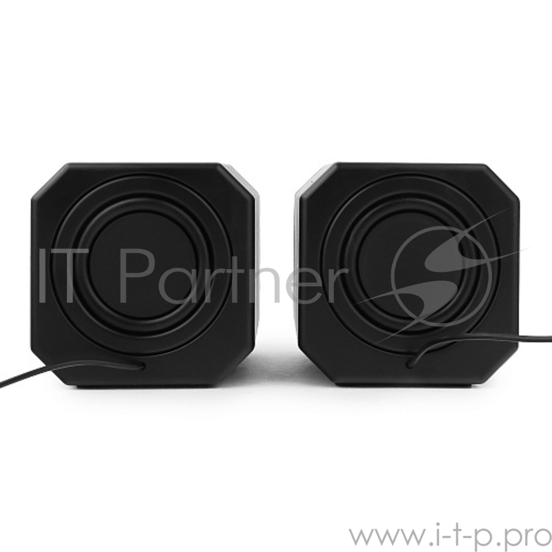 Колонки Акустич. система 2.0 Gembird SPK-405, пассив. излучатели, черный, 5 Вт, рег. громкости USB-питание