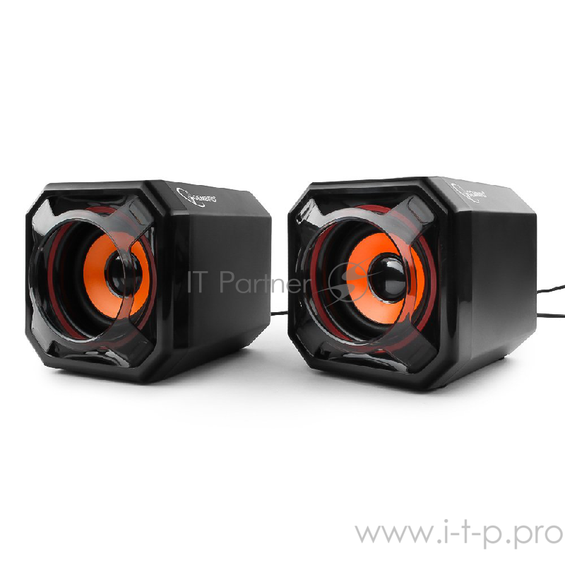 Колонки Акустич. система 2.0 Gembird SPK-405, пассив. излучатели, черный, 5 Вт, рег. громкости USB-питание