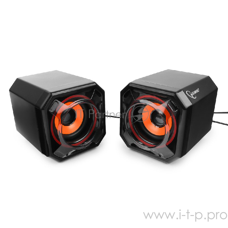 Колонки Акустич. система 2.0 Gembird SPK-405, пассив. излучатели, черный, 5 Вт, рег. громкости USB-питание