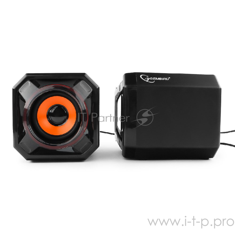 Колонки Акустич. система 2.0 Gembird SPK-405, пассив. излучатели, черный, 5 Вт, рег. громкости USB-питание