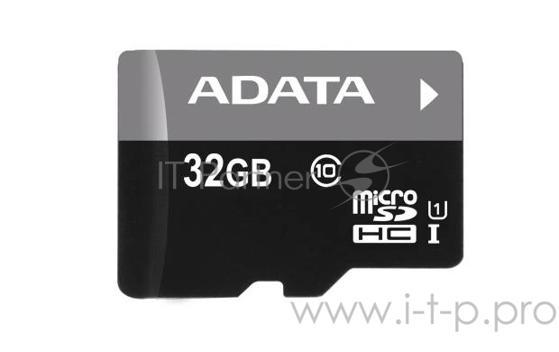 Карта памяти microSDHC 32GB ADATA UHS-1 CL10 (AUSDH32GUICL10-RA1) + SD adaptor