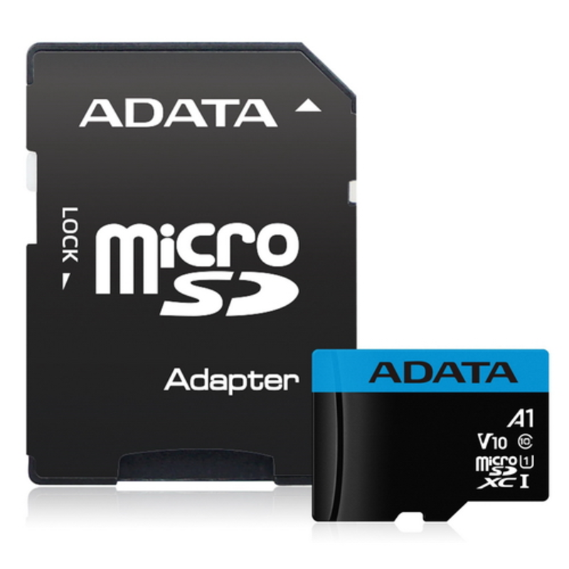 Флеш карта microSD 256GB ADATA microSDHC Class 10 UHS-I A1 100/25 MB/s (SD адаптер)