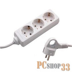 Бытовые удлинители СТАРТ (4607175852746) Удлинитель 3 розетки. C/У S 3x5-Z 3р5м. С заземлением. Длина провода 5 м.