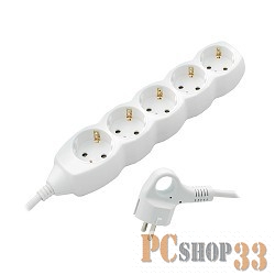 Бытовые удлинители СТАРТ (4607175852876) Удлинитель 5 розеток . C/У S 5x7-Z 5р7м. С заземлением. Длина провода 7 м.