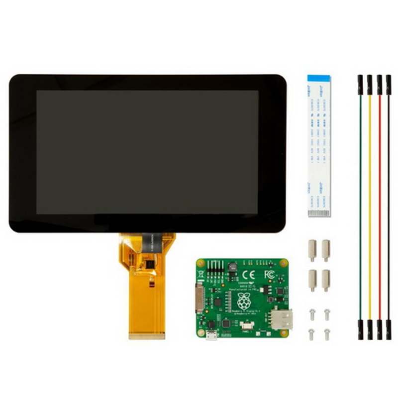 Монитор Raspberry Pi Touch Display Retail, 7 touchscreen monitor, 800 x 480, support for 10-finger touch Raspberry Pi