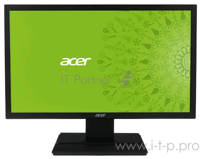 Монитор LCD Acer 19,5 V206HQLAB BK/BK {1600х900, 200, 100000000:1, 90/65, 5ms, D-Sub}