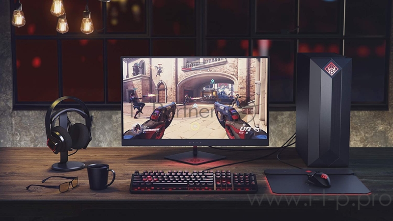 Монитор 27 HP OMEN X 27 (Jawa) black (TN, 2560x1440, 16:9, 170/160, 400cd/m2, 100:1 (10M:1), 1ms, 240Hz, HDMI, DP, USB3.0)