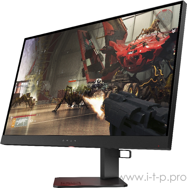 Монитор 27 HP OMEN X 27 (Jawa) black (TN, 2560x1440, 16:9, 170/160, 400cd/m2, 100:1 (10M:1), 1ms, 240Hz, HDMI, DP, USB3.0)