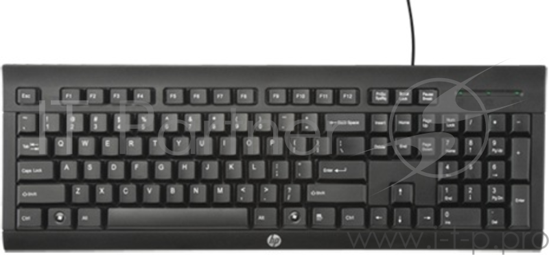 Клавиатура HP K1500 черный USB