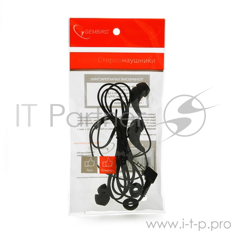 Наушники Gembird MP3-EP13, черный