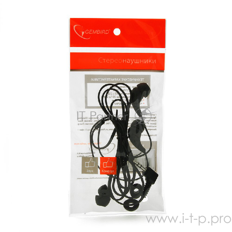 Наушники Gembird MP3-EP13, черный