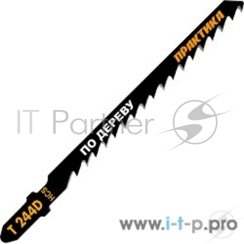 Полотно для лобзика Пилки д/лобзиков ПРАКТИКА T244D HCS 2 шт (криволинейный рез) 034-564