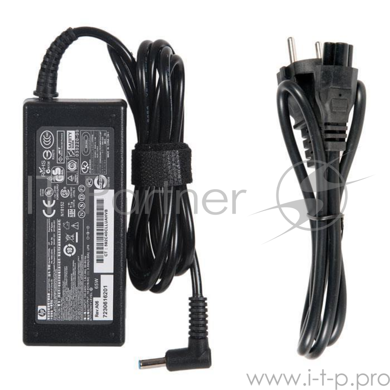 Блок питания для HP 19.5V, 3.33A, 65W, Envy 15