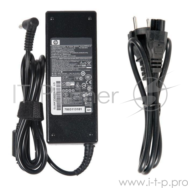 Блок питания для HP 19.5V, 4.62A, 90W с иглой