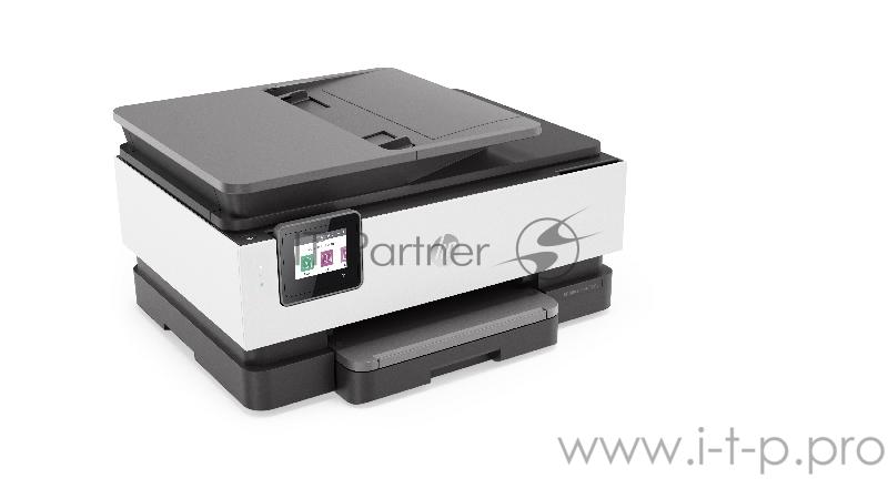 МФУ струйный HP OfficeJet 8023 (1KR64B), принтер/сканер/копир, A4 Duplex WiFi USB RJ-45 черный/белый