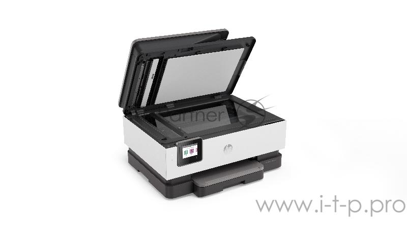 МФУ струйный HP OfficeJet 8023 (1KR64B), принтер/сканер/копир, A4 Duplex WiFi USB RJ-45 черный/белый