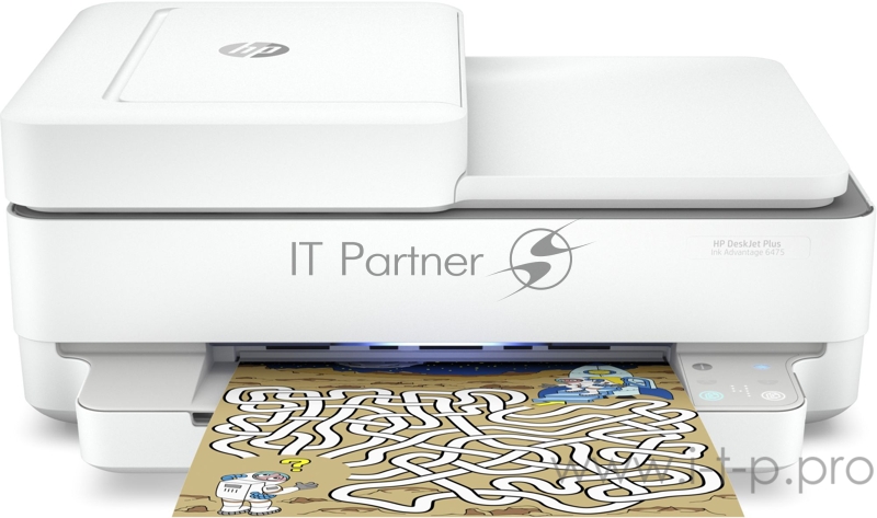 МФУ струйный HP DeskJet Ink Advantage 6475 (5SD78C) A4 Duplex WiFi USB белый