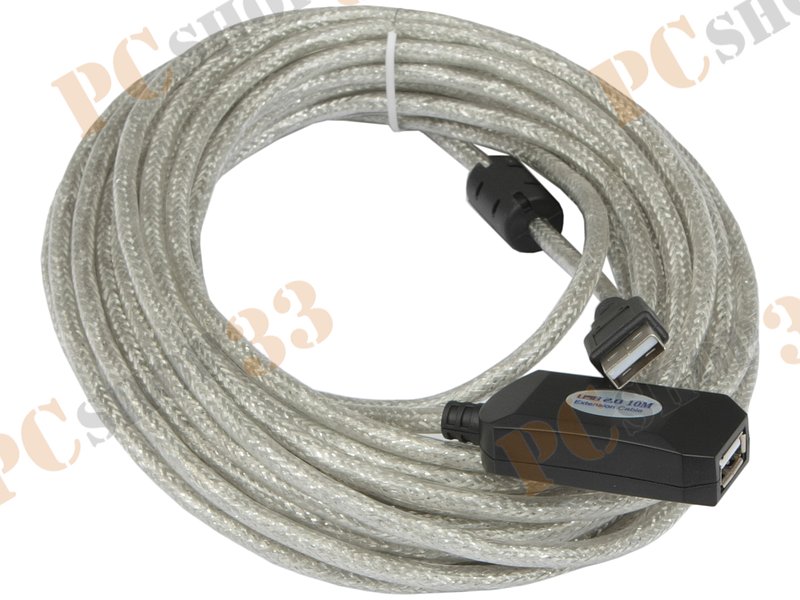 Удлинитель USB2.0 AOpen ACU823, активный (10м)