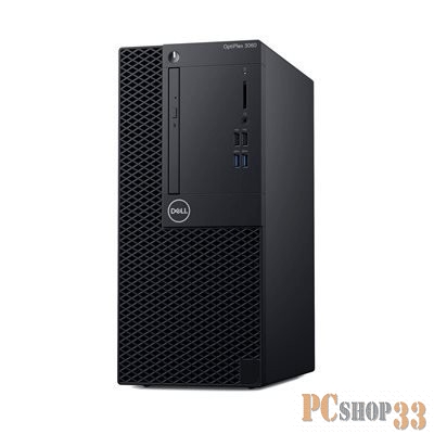 Компьютер Dell OptiPlex 3060 MT 3060-7496 (Core i5 8500-3.00ГГц, 8ГБ, 1ТБ, UHDG, DVDRW, LAN, W10 Pro) + клавиатура + мышь