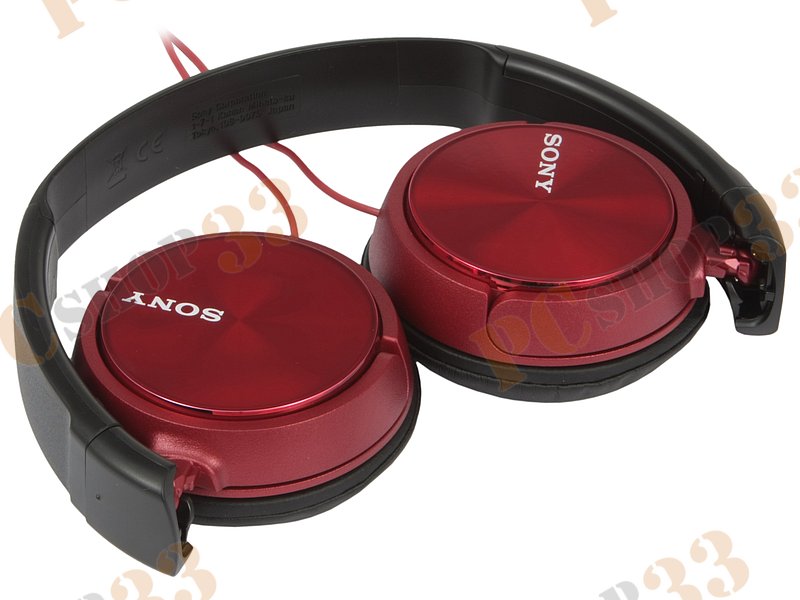 Гарнитура Sony MDR-ZX310APRC(CE7), для смартфонов, красно-черный