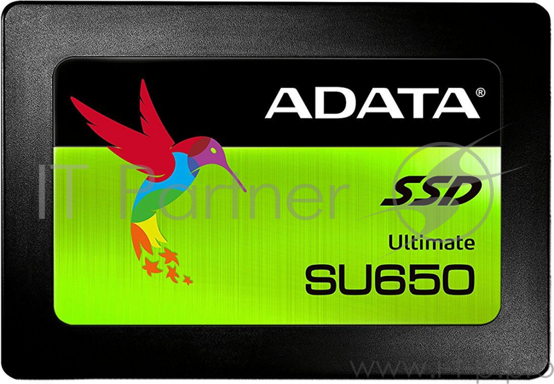 Твердотельный накопитель ADATA 480GB SSD SU650 TLC 2.5 SATAIII 3D NAND, SLC cach / without 2.5 to 3.5 brackets / blister