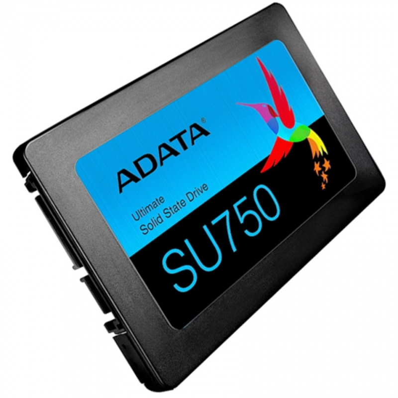 Накопитель SSD 2.5 ADATA 1.0Tb SU750 <ASU750SS-1TT-C> (SATA3, up to 550/520MBs, 3D TLC)