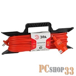 Эра Силовые удлинители на рамке и на катушке ЭРА Б0017609 Удлинитель силовой на рамке UF-1-2x0.75-10m без заземления 10м 1гн 2х0,75мм2