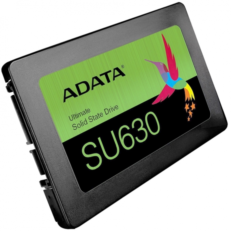 Накопитель 2.5 1.92TB ADATA SU630SS Client SSD ASU630SS-1T92Q-R SATA 6Gb/s, 520/450, IOPS 40/65K, MTBF 1.5M, 3D QLC, 400TBW, RTL