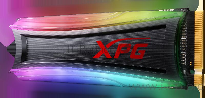 Накопитель SSD A-Data PCI-E x4 512Gb AS40G-512GT-C S40G RGB M.2 2280