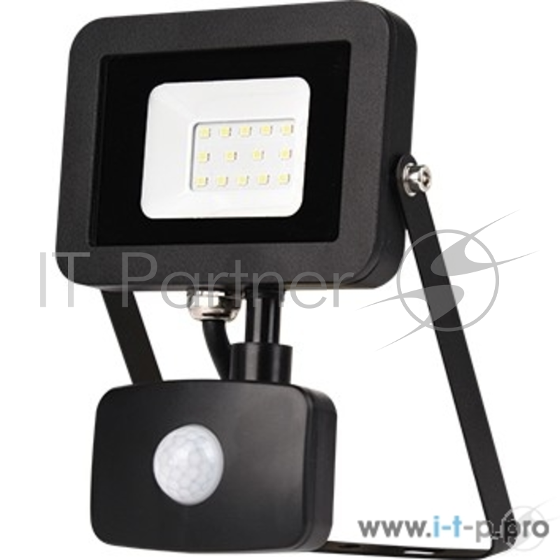 Прожекторы, светильники для уличного освещения ЭРА Б0029429 Прожектор светодиодный LPR-20-4000К-М-SEN SMD Eco Slim {20W, 4000К, с датчиком движения}