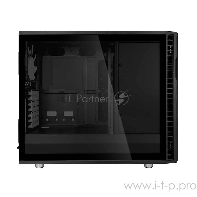Боковая панель Fractal Design DEFINE R6 / black frame, dark tempered glass / FD-ACC-WND-DEF-R6-BK-TGD