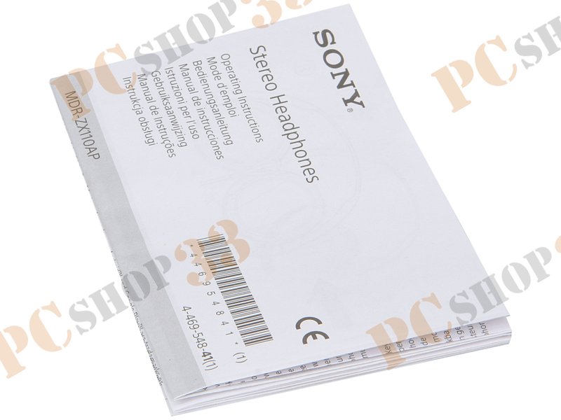 Гарнитура Sony MDR-ZX110APBC(CE7), для смартфонов, черный