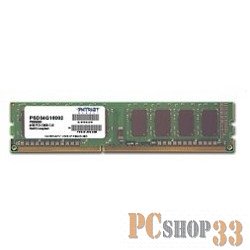 Модуль памяти Patriot DDR3 DIMM 4GB (PC3-12800) 1600MHz PSD34G160081