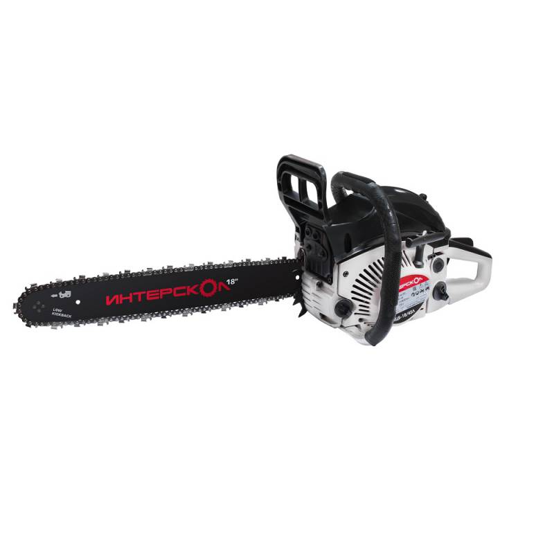 Бензопила ИНТЕРСКОЛ ПЦБ-18/45Л пила цепная бензиномоторная 444.01.0.00