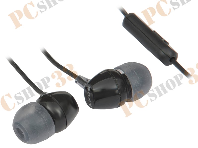 Гарнитура Sony MDR-EX15APBZ(CE7), для смартфонов, черный