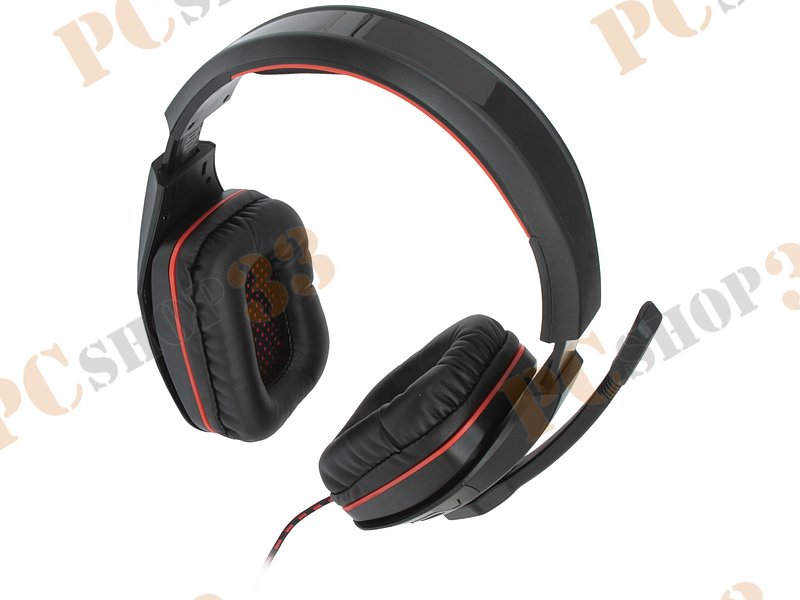 Гарнитура Redragon Excidium, с регулятором громкости, черно-красный