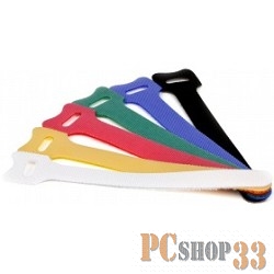 Монтажное оборудование Hyperline WAS-180-BK Хомут-липучка черный 180мм