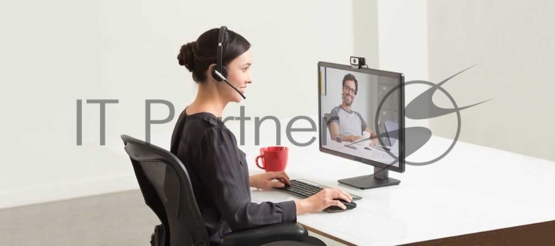 Гарнитура Logitech H820e Wireless Headset Dual, беспроводная, с регулятором громкости (USB)