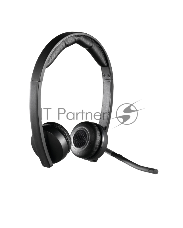 Гарнитура Logitech H820e Wireless Headset Dual, беспроводная, с регулятором громкости (USB)