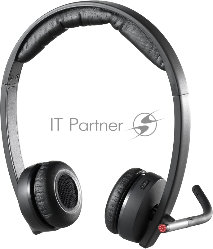 Гарнитура Logitech H820e Wireless Headset Dual, беспроводная, с регулятором громкости (USB)